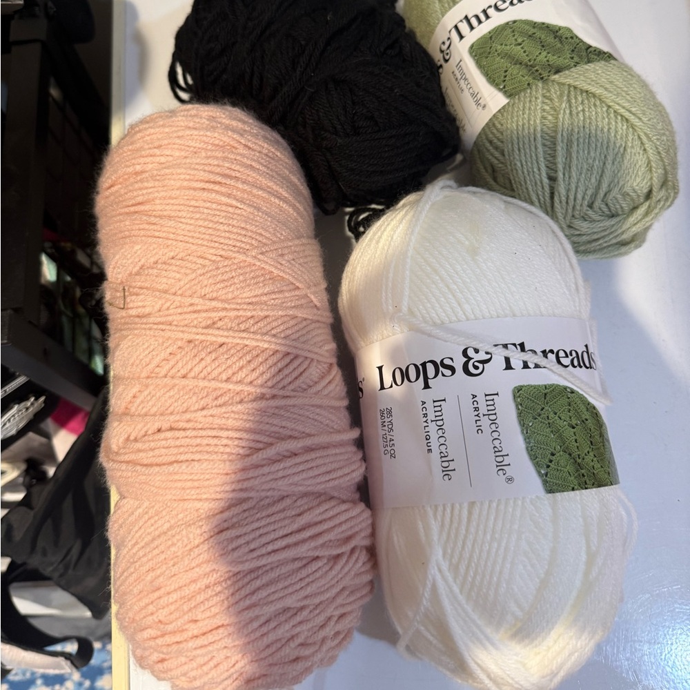 Loops & Threads Yarn Bundle, 4 pack